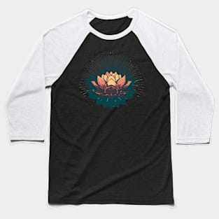 Radiant Lotus: Embrace Optimism and Spread Happiness Baseball T-Shirt